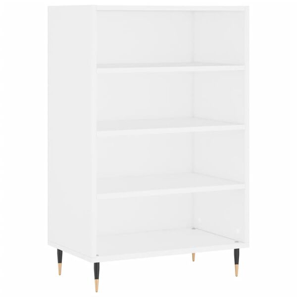 vidaXL Highboard hvit 57x35x90 cm konstruert tre