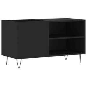 vidaXL Hifi-benk svart 85x38x48 cm konstruert tre