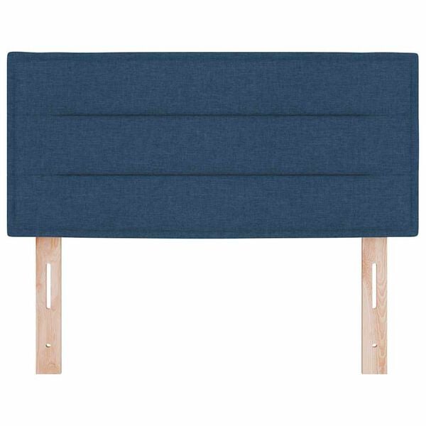 vidaXL Hodegavl med hodegjerde Bl&aring; 90 cm Kunstl&aelig;r