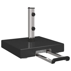 vidaXL Parasollfot Svart 41 x 41 x 37 cm Granitt