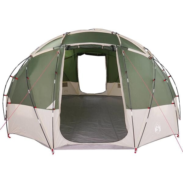 vidaXL Camping Telt med tak grønn 475 x 475 x 235 cm Polyester