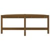 vidaXL Salongbord honningbrun 118x63x45 cm heltre furu