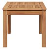 vidaXL Hagebord Naturlig 95 x 45 x 40 cm Heltre teak