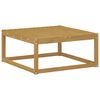 vidaXL Ute fotst&oslash;tte Solid akasietre Hvit 79 x 79 x 37 cm