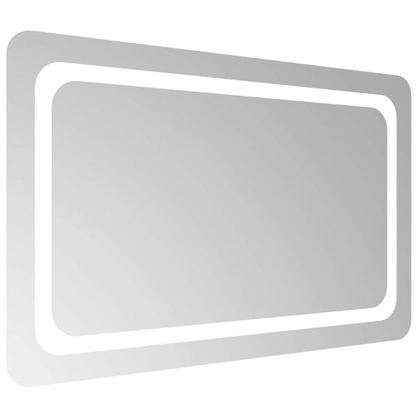 vidaXL Baderomsspeil med LED 80x50 cm