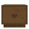 vidaXL Nattbord honningbrun 40x34x35 cm heltre furu