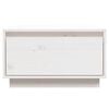 vidaXL Salongbord hvit 55x56x32 cm heltre furu
