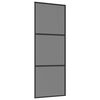 vidaXL Skyved&oslash;r 76 x 205 cm Herdet Glass og Aluminium