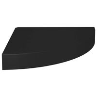 vidaXL Flytende vegghylle svart 25x25x3,8 cm MDF