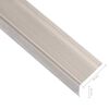 vidaXL Trappeneser L-form 15 stk aluminium 100 cm champagne