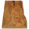 vidaXL Bordplate 180x40x3,8 cm naturlig kant heltre mango