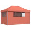 vidaXL Partytelt Terrakotta 292 x 440 x 315 cm Oxford Stoff