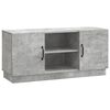 vidaXL TV-skap 102 x 34,5 x 47 cm Betonggr&aring; Konstruert tre