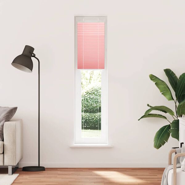 vidaXL pliss&eacute;gardin Rosa 50x200 cm Stoff Bredde 49,4 cm Polyester