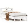 vidaXL Sengeramme uten madrass hvit 90x190 cm heltre furu