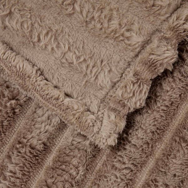 vidaXL Kastteppe Kamel 150 x 130 cm Fleece