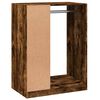 vidaXL Garderobe r&oslash;kt eik 77x48x102 cm konstruert tre