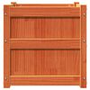 vidaXL Plantekasser 2 stk brun heltre furu