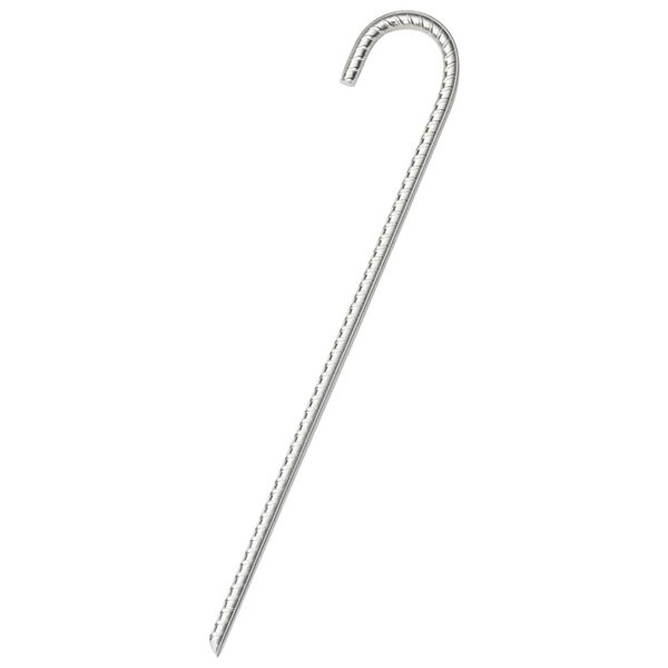 vidaXL Teltplugger 12 stk 37 cm &Oslash;10 mm galvanisert st&aring;l