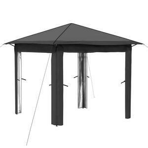vidaXL Gazebo uten sidevegg 2,6 x 2,6 m Lysegr&aring; og antrasitt