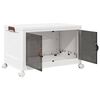 vidaXL Oppbevaringsboks stablebar med hjul 75 L 64x40x41 cm