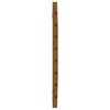vidaXL Veggmontert hodegavl honningbrun 106x3x63 cm heltre furu