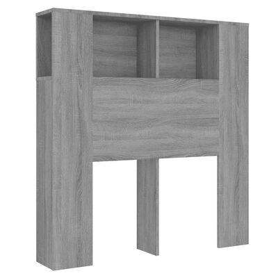 Testiera VidaXL Con 4 Scomparti – Rovere Sonoma, 100x18,5x104,5 Cm, In Legno Multistrato, Design Moderno