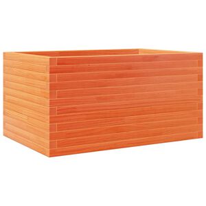 vidaXL Plantekasse voksbrun 90x60x45,5 cm heltre furu