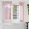 vidaXL Voilegardiner med grommets 2 stk rosa 140x175 cm