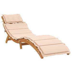 vidaXL Solseng Solid akasietre Beige