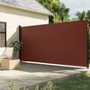 vidaXL Uttrekkbar sidemarkise brun 200x300 cm