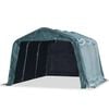 vidaXL Flyttbart kvegtelt PVC 550 g/m&sup2; 3,3x4,8 m m&oslash;rkegr&oslash;nn