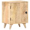 vidaXL Utsk&aring;ret nattbord 40x30x50 cm heltre mango