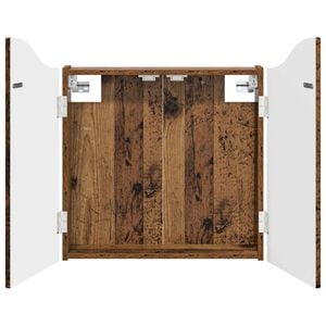 vidaXL Dartbrettskap Gammelt tre 56 x 12 x 63 cm Konstruert tre