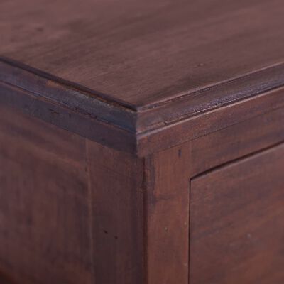vidaXL Nattbord klassisk brun heltre mahogni