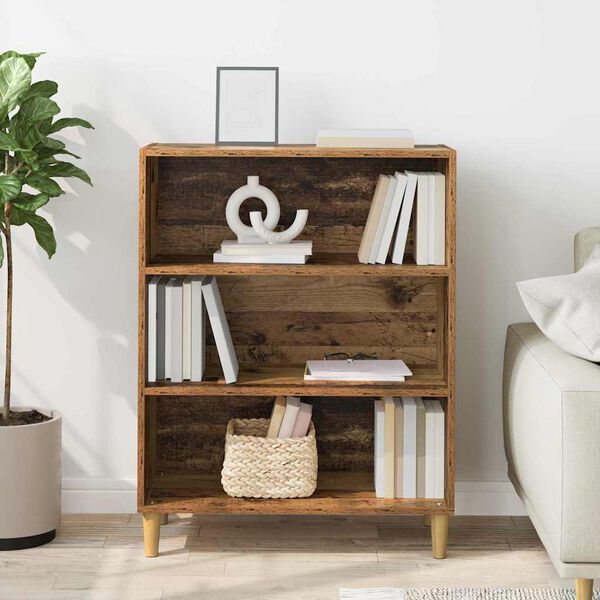 vidaXL Serviesskap Gammelt tre 69,5 x 32,5 x 90 cm Konstruert tre