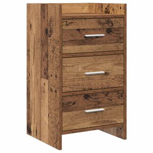 vidaXL Nattbord Gammelt tre 40 x 36 x 70 cm Konstruert tre