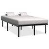 vidaXL Sengeramme svart metall 120x200 cm