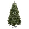 vidaXL Kunstig juletre med 300 LED gr&oslash;nn 270 cm PVC og metall