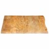 vidaXL Bordplate naturlig kant 100x80x3,8 cm heltre mango