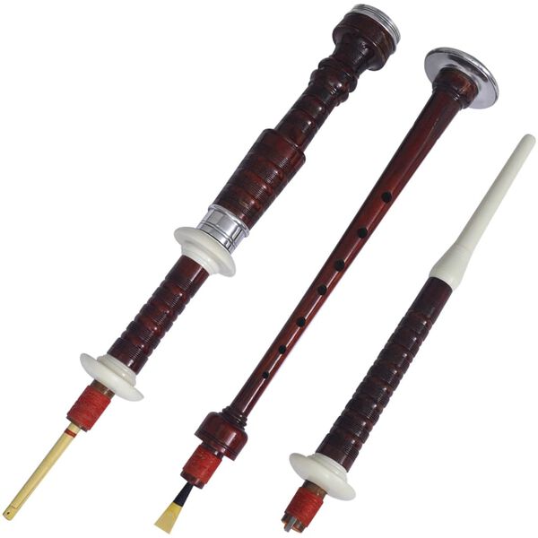 Sekkepipe fra Det skotske h&oslash;ylandet r&oslash;d kongelig steward-tartan