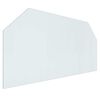 vidaXL Peisglassplate Gjennomsiktig 120 x 60 cm Glass