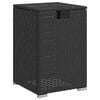 vidaXL Deksel for propantank svart 40x40x60 cm polyrotting