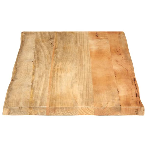 vidaXL Bordplate 100x60x2,5 cm naturlig kant heltre mango