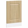 vidaXL Oppvaskmaskin panel sonoma eik 45x1,5x57 cm konstruert tre