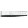vidaXL Voliere med forlengelse s&oslash;lv 1250,5x107x212 cm st&aring;l