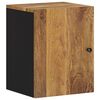 vidaXL Veggskap for baderom 38x33x48 cm heltre mango