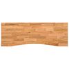 vidaXL Bordplate lysebrun 140x50x2,5 cm rektangul&aelig;r heltre eik