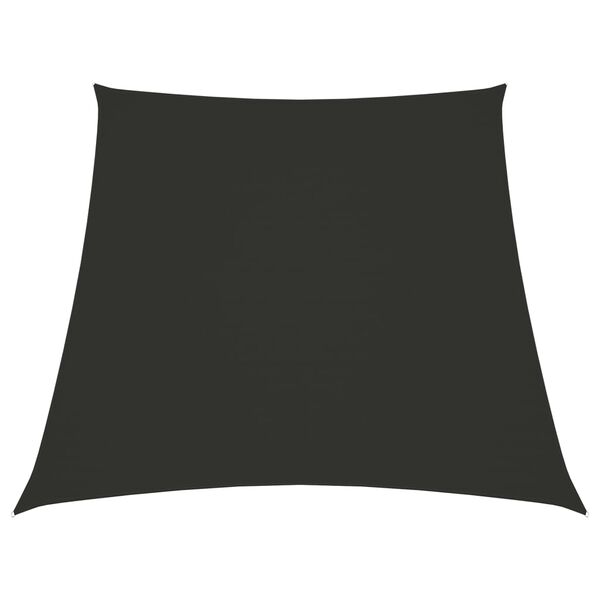 vidaXL Solseil oxfordstoff trapesformet 2/4x3 m antrasitt