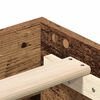 vidaXL Sengeramme uten madrass gammelt tre 120x190 cm konstruert tre